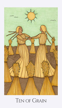 Greek Goddess Tarot - 10 of Grain