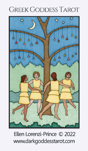 Greek Goddess Tarot Title Card