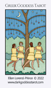 Greek Goddess Tarot Title Card